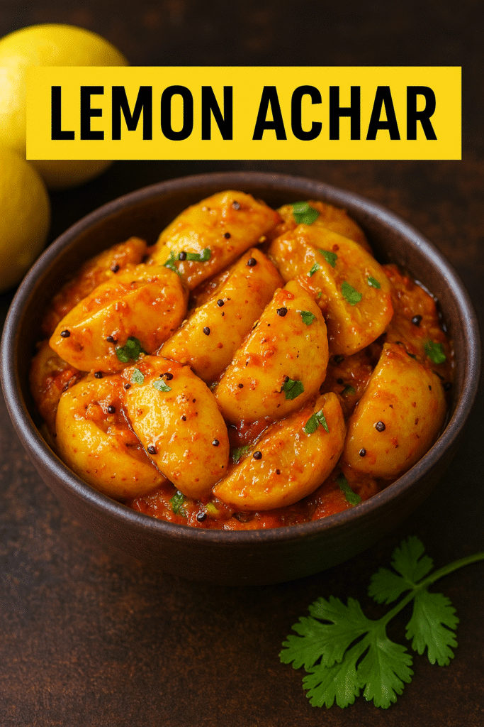 नींबू का आचार रेसिपी:आसान और स्वादिष्ट घरेलू तरीका