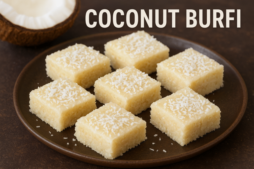 कोपरपाक  या नारियल की बर्फी की रेसिपी हिन्दी में