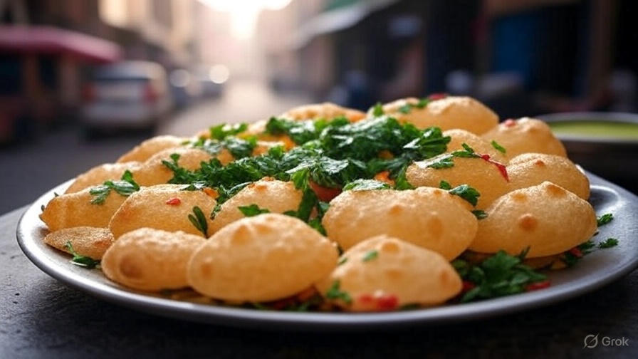Pani puri (golgappa) recipe in hindi
