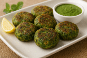 Harabhara kabab recipe in Hindi. हेल्थी स्नेक हराभरा कबाब रेसिपी।