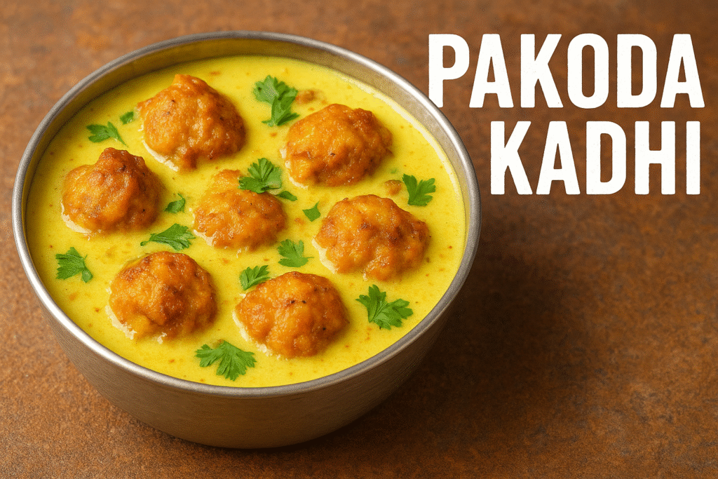 Pakoda kadhi recipe in hindi. घर पर बनाएं क्रिपसी कढ़ी पकोड़े।