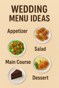 शादी के खाने मेनू के आइडियाज हिन्दी में।