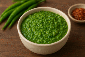 Thecha Chutney recipe in Hindi. महाराष्ट्र की मशहूर थेचा चटनी रेसिपी हिन्दी में।