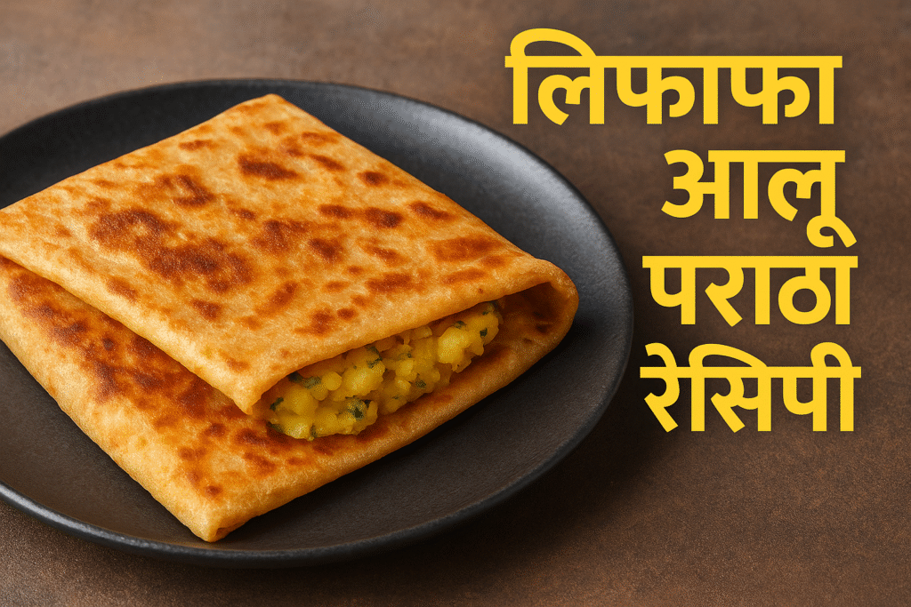 लिफाफा आलू पराठा रेसिपी इन हिन्दी।