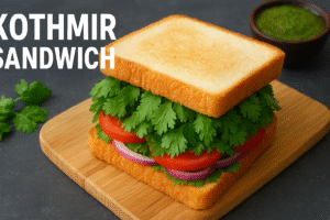 Dhaniya Sandwich Recipe in Hindi.