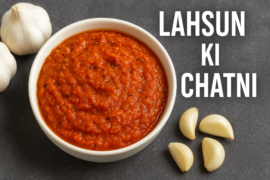 Lahsun ki chatni  Recepi in Hindi.