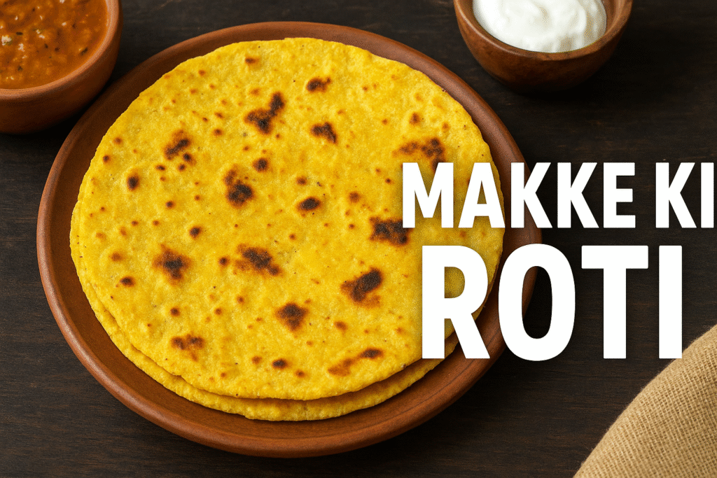 मक्के की रोटी रेसिपी हिन्दी में:सरदी में एक पारंपारिक पंजाबी रेसिपी।