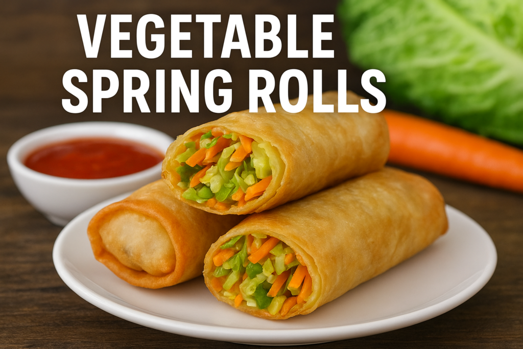 Vegetable Spring Roll Recipe. घर पर बनाएं क्रिप्सी वेजिटेबल स्प्रिंग रोल :