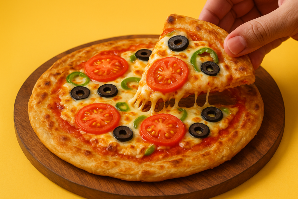 पराठा पिज़्ज़ा रेसिपी