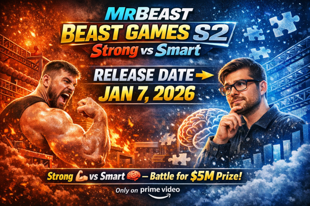 MrBeast Beast Games Season 2: Release Date, Strong vs Smart Theme, Survivor Crossover, and Everything You Need to Know