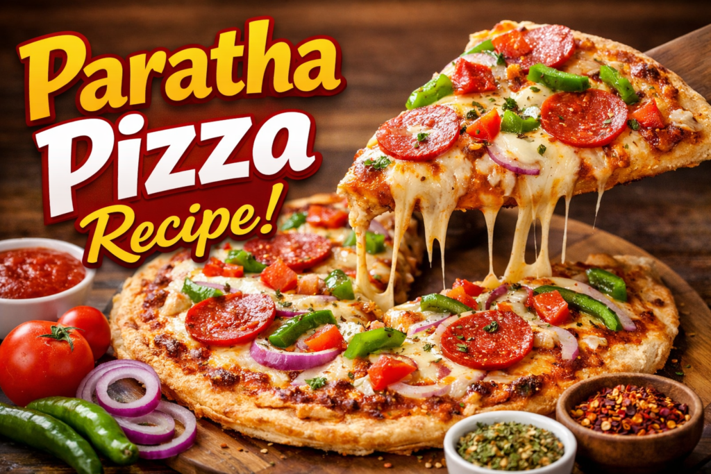 Paratha Pizza Recipe: