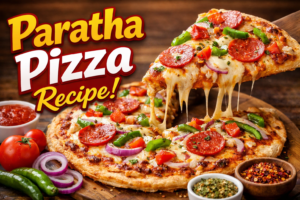 Paratha Pizza Recipe: