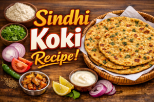 Sindhi Koki: The Ultimate Crispy & Flaky Spiced Flatbread Recipe