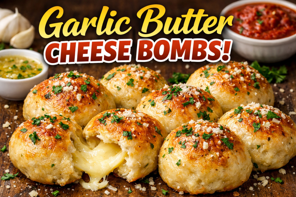 The Ultimate Garlic Butter Cheese Bombs: A Melty Masterpiece