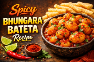 The Ultimate Street Food: Spicy Bhungara Bateta Recipe