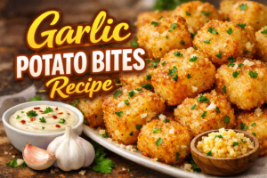 Crispy Garlic Potato Bites Recipe: