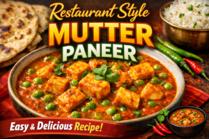 ​The Ultimate Restaurant-Style Mutter Paneer Recipe