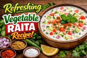 Refreshing Vegetable Raita Recipe: The Perfect Healthy Side Dish