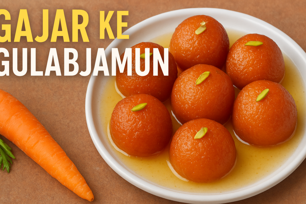 Gajar Ke Gulab Jamun Recipe