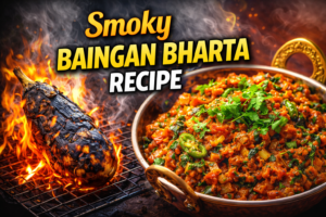 Smoky Baingan Bharta Recipe: