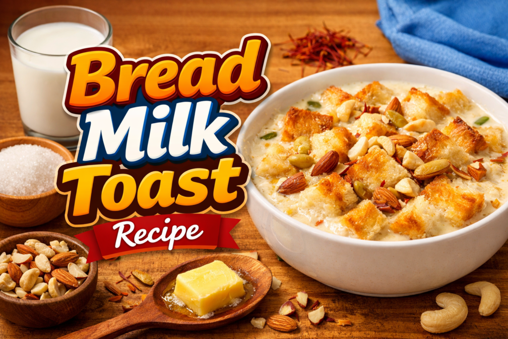 Bread Milk Toast Recipe:Easy & Healthy Milk Toast for Breakfast