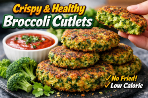Crispy & Healthy Broccoli Cutlets: The Ultimate Guilt-Free Snack Recipe: