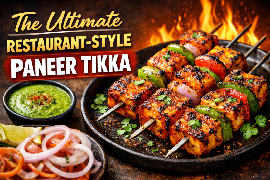 The Ultimate Restaurant-Style Paneer Tikka at Home
