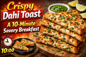 Crispy Dahi Toast: A 10-Minute Savory Breakfast