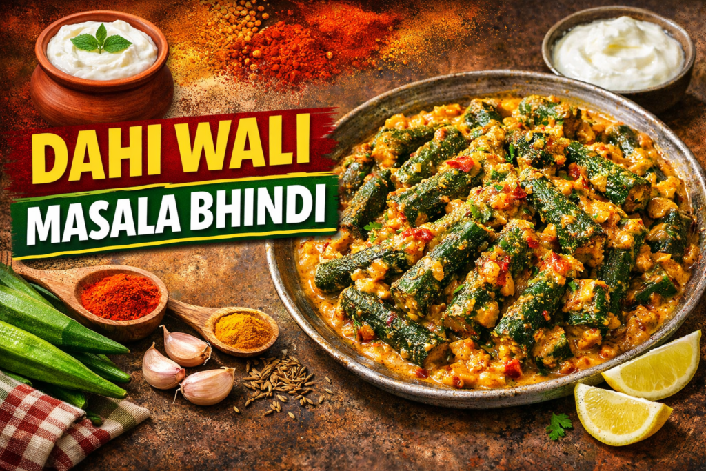 Dahi Wali Masala Bhindi: Recipe