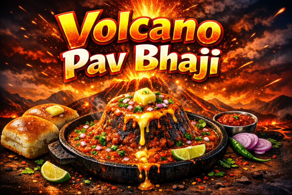 Volcano Pav Bhaji: An Explosion of Flavor