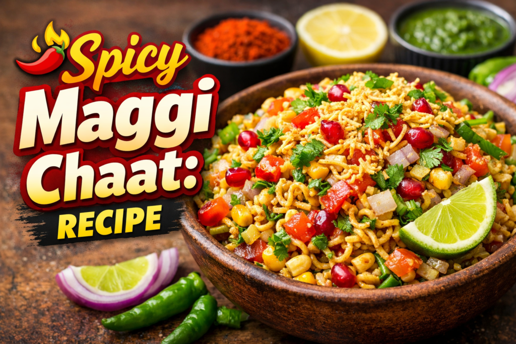 Spicy Maggi Chaat: A Street-Style Twist on Your Favorite Noodles
