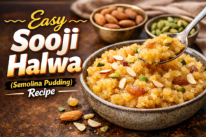 Easy Sooji Halwa (Semolina Pudding) Recipe