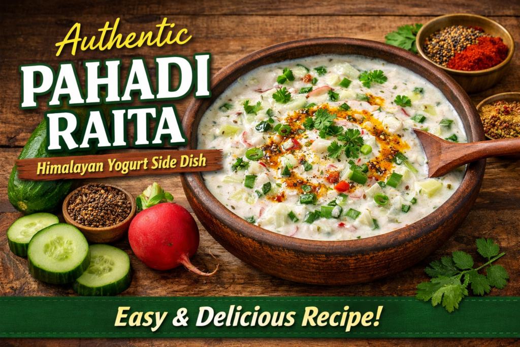 Pahadi Raita Recipe: Traditional Himalayan Yogurt Side Dish for Healthy Indian Meals