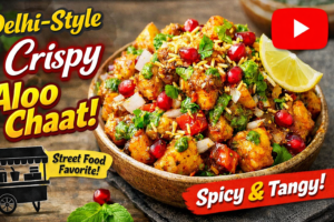 Delhi-Style Crispy Aloo Chaat Recipe: Street Food Flavor at Home