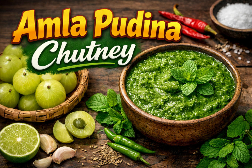 Amla Pudina Chutney: The Ultimate Tangy Immunity-Booster