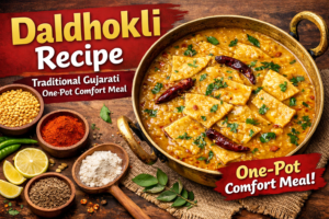 Daldhokli Recipe – Traditional Gujarati One-Pot Comfort Meal (Step-by-Step)