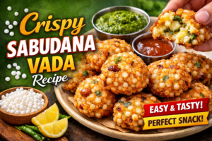Crispy Sabudana Vada Recipe – Easy Fasting Snack with Perfect Tips