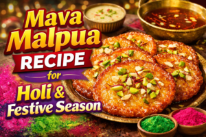 Mava Malpua Recipe – Traditional Rajasthani Khoya Malpua for Holi & Festive Season