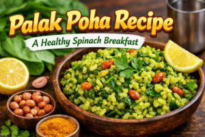 Palak Poha Recipe: A Healthy Spinach Breakfast You Can Make in Minutes