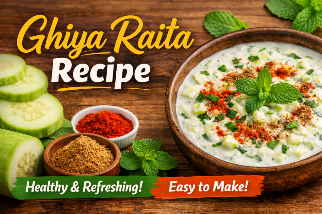Ghiya Raita Recipe – Creamy Bottle Gourd Raita for Summer Meals