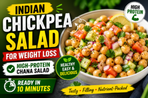 Indian Chickpea Salad for Weight Loss: High-Protein Chana Salad Ready in 10 Minutes