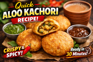 Quick Aloo Kachori Recipe (Crispy, Spicy & Ready in 30 Minutes at Home)