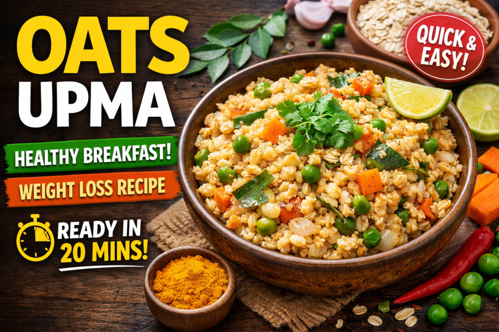 Oats Upma Recipe: A Quick, Healthy Breakfast Idea for Busy Mornings