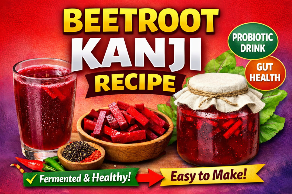 Beetroot Kanji Recipe: A Probiotic-Rich Indian Drink for Gut Health