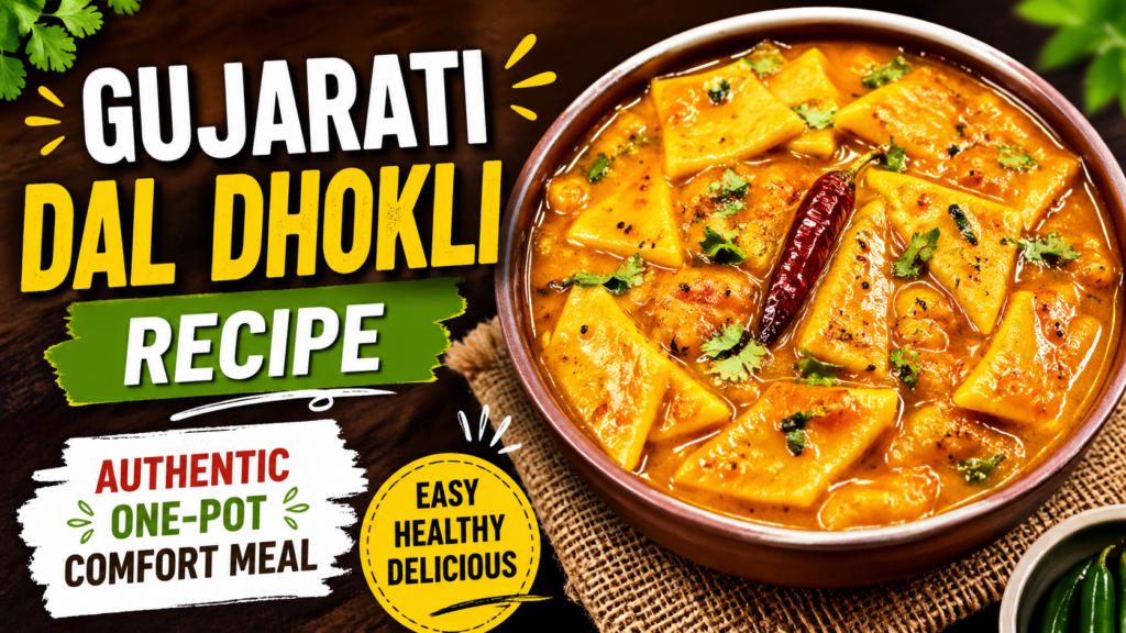 Gujarati Dal Dhokli Recipe (Authentic One-Pot Comfort Meal) – Easy Homemade Guide