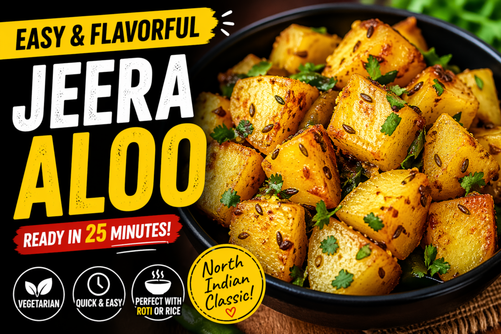 Jeera Aloo Recipe: Quick & Delicious Cumin-Spiced Potatoes (Authentic Indian Style)