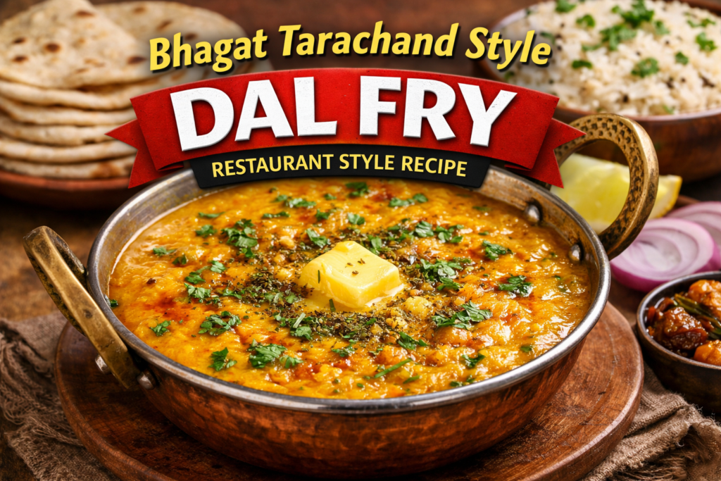 Mumbai-Style Dal Fry Recipe Inspired by Bhagat Tarachand – Creamy, Rich & Easy to Make