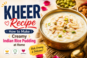 Kheer Recipe – How to Make Creamy Indian Rice Pudding at Home