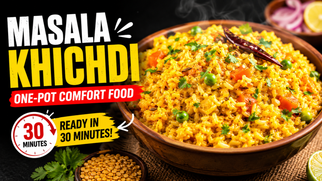 Masala Khichdi Recipe: One-Pot Spiced Comfort Food Ready in 30 Minutes