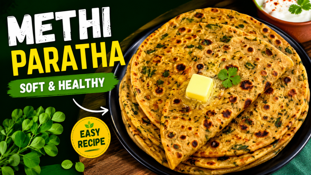 Methi Paratha Recipe | Soft & Healthy Fenugreek Flatbread